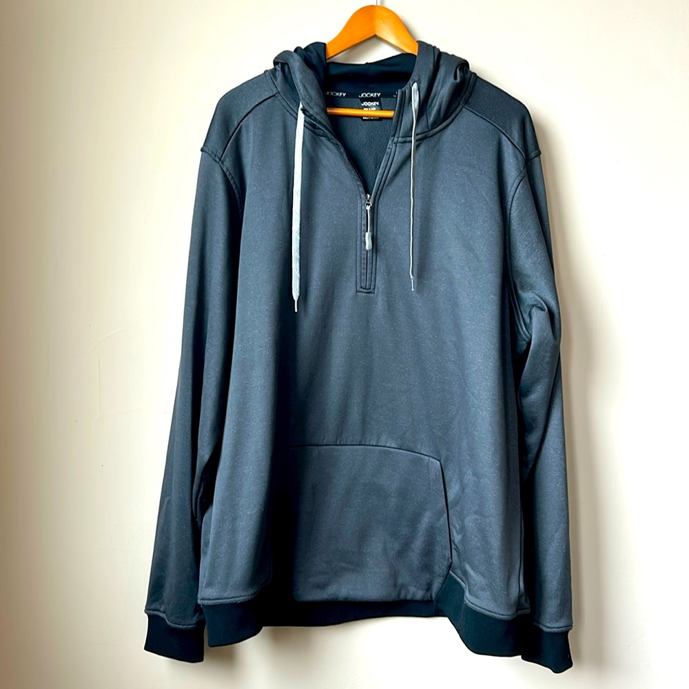 JOCKEY men’s grey hoodie pull-over size XXL